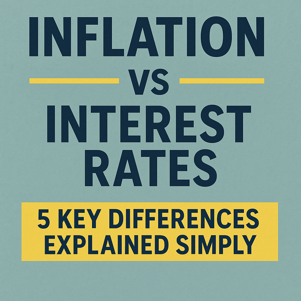 Inflation vs Interest Rates: 5 Key Differences Explained Simply